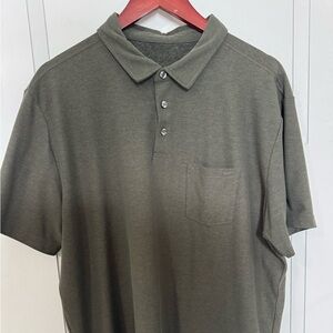 Vuori Men's Ace Polo Shirt Olive Green XL